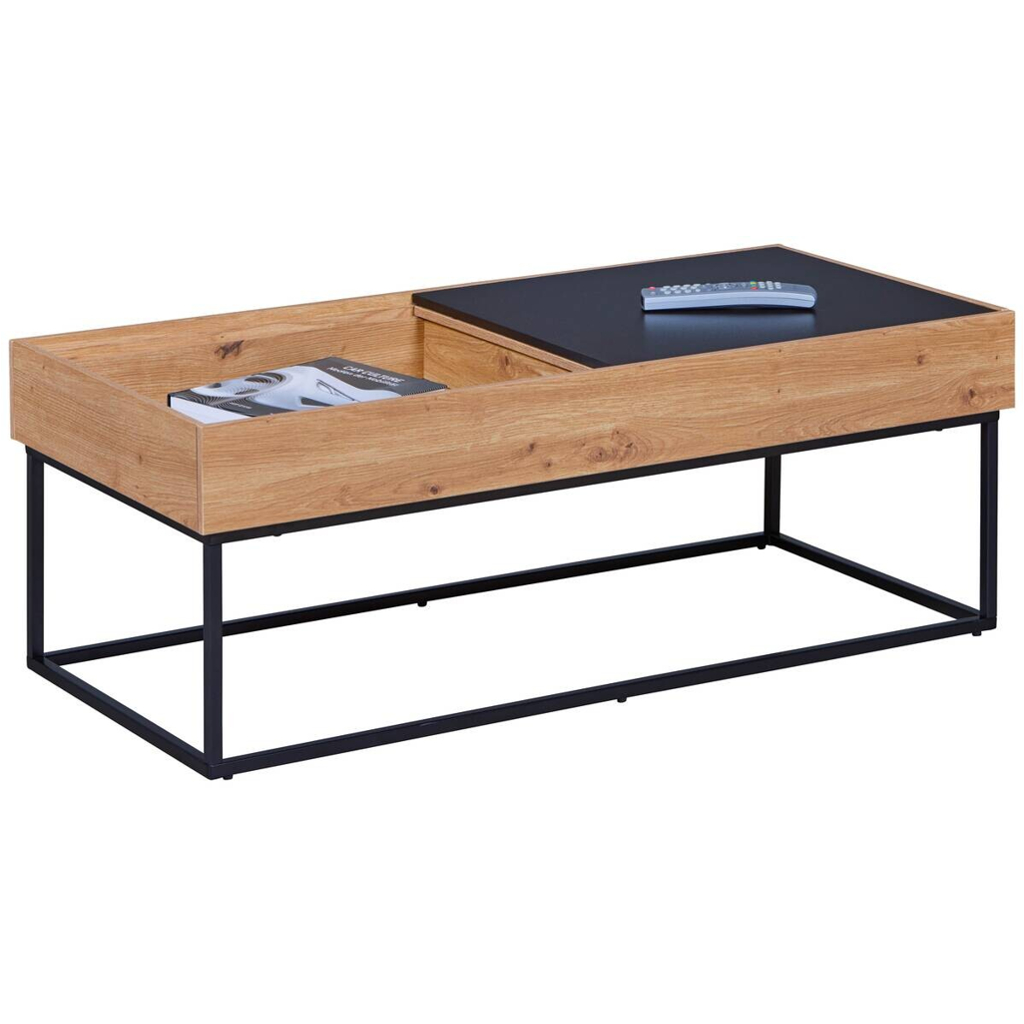 Couchtisch Filora Eiche beschichtet Optik B/H/L: ca. 50x40x110 cm