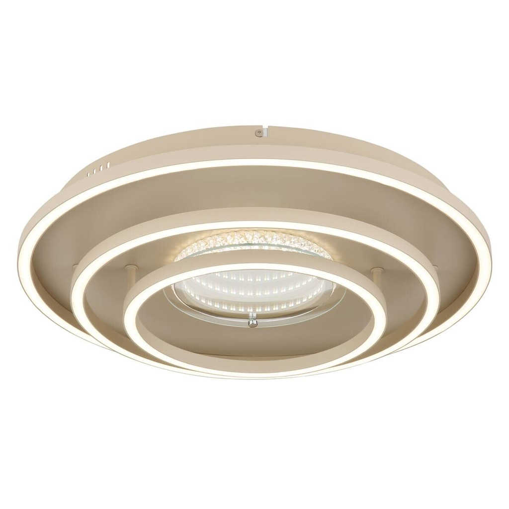 GLOBO Deckenleuchte sand Aluminium Metall H/D: ca. 10,8x51,1 cm 1 Brennstellen