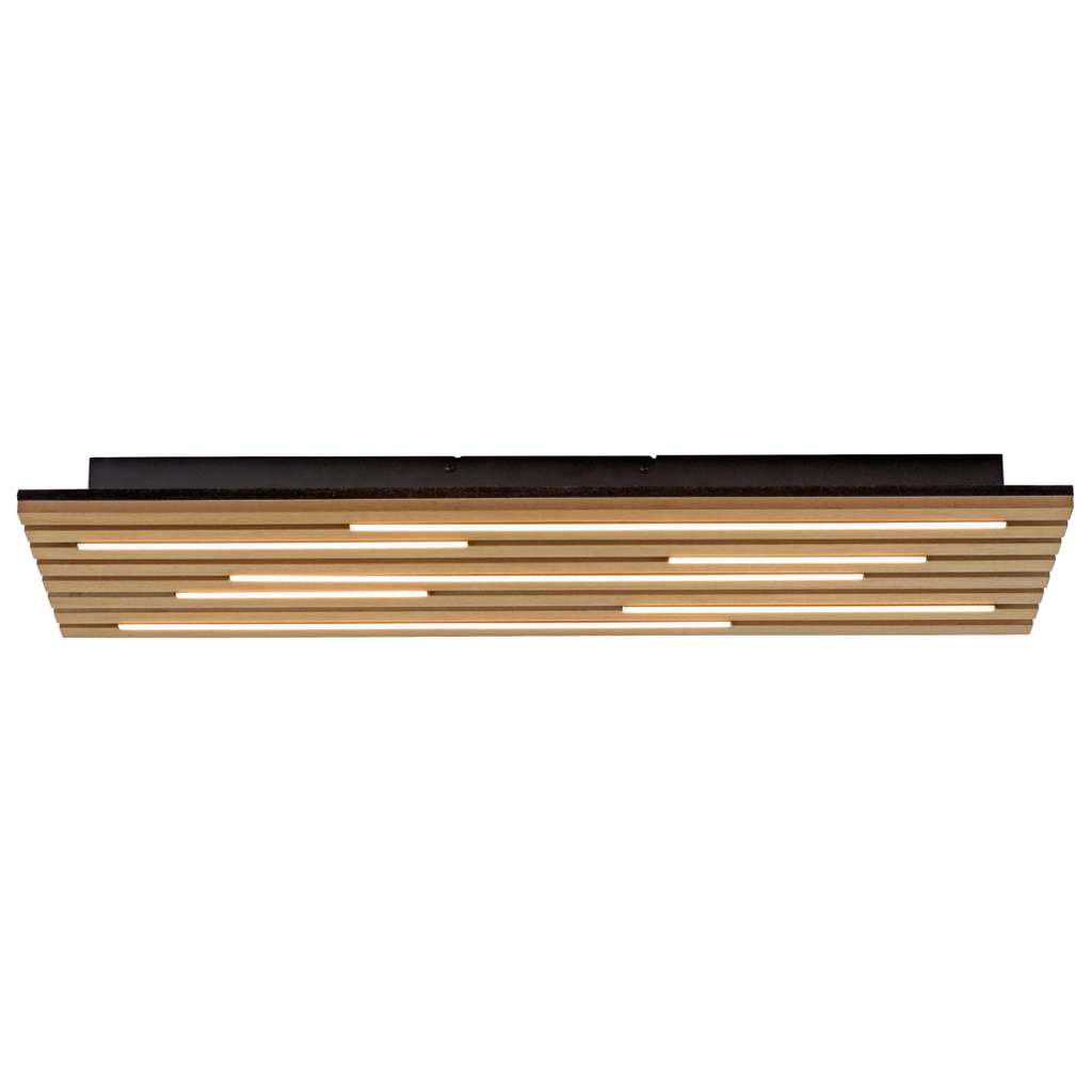 Just Light Deckenleuchte 15591-79 Eiche B/H/L: ca. 30x5x80 cm