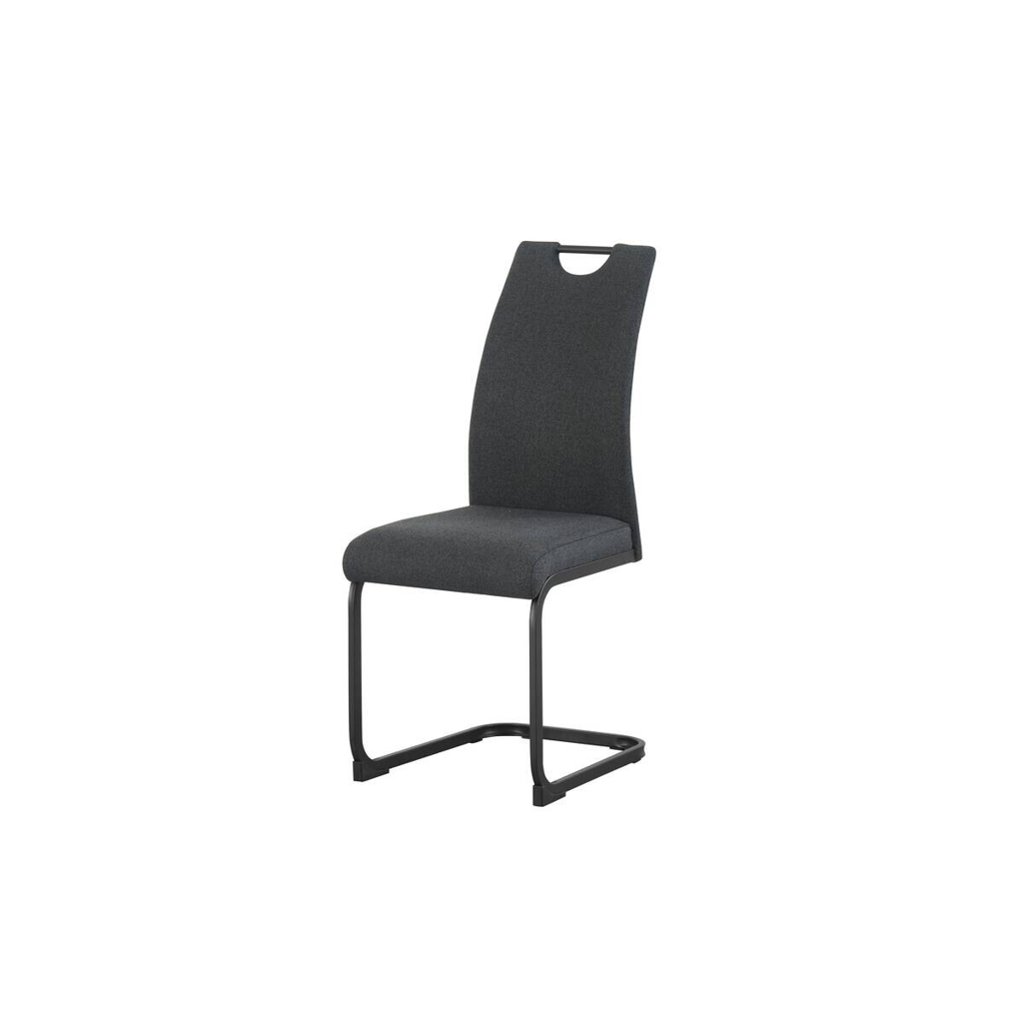 Schwingstuhl HANNA, 2er Set anthrazit Webstoff B/H/T: ca. 43x98x59 cm