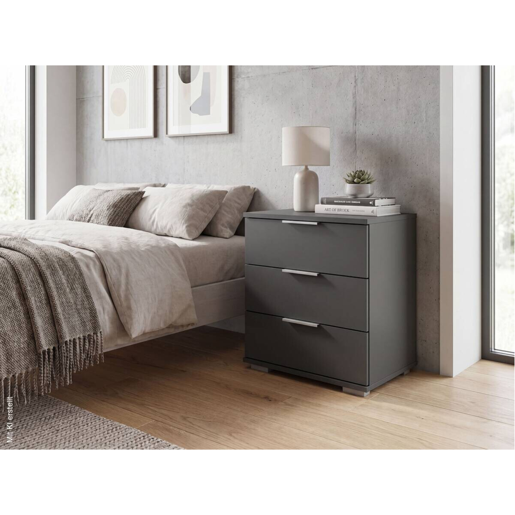 Nachtkonsole Easy Plus Graphit B/H/T: ca. 52x58x38 cm