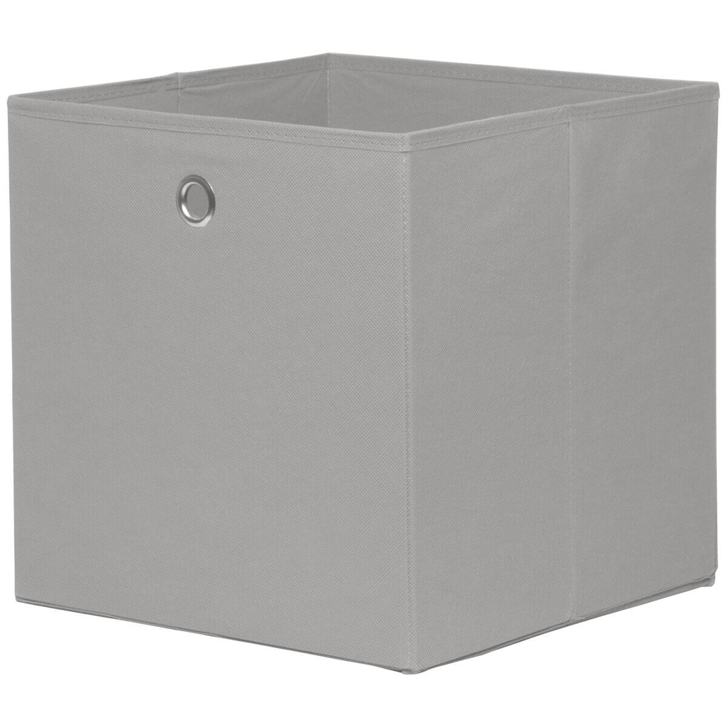 Stoffbox grau B/H/T: ca. 32x32x32 cm