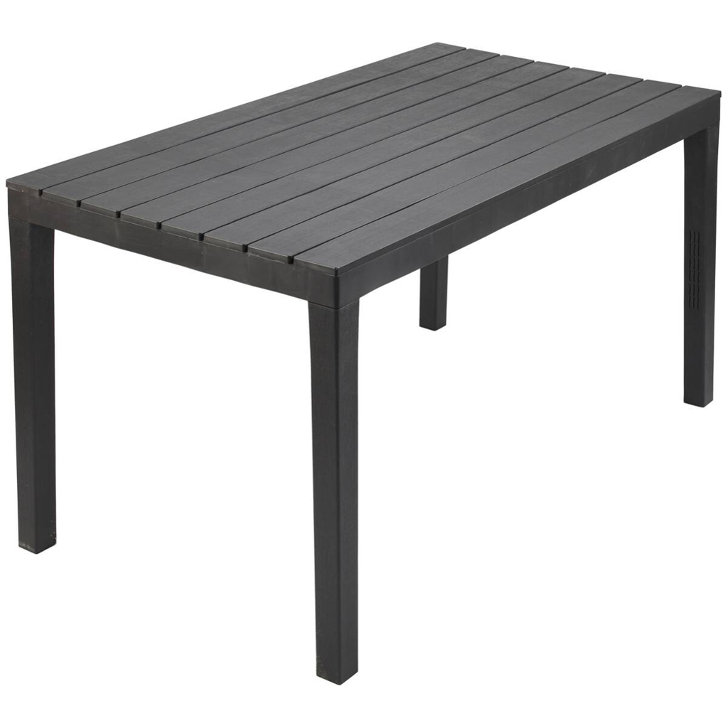 ProGarden Gartentisch Sumatra anthrazit Kunststoff