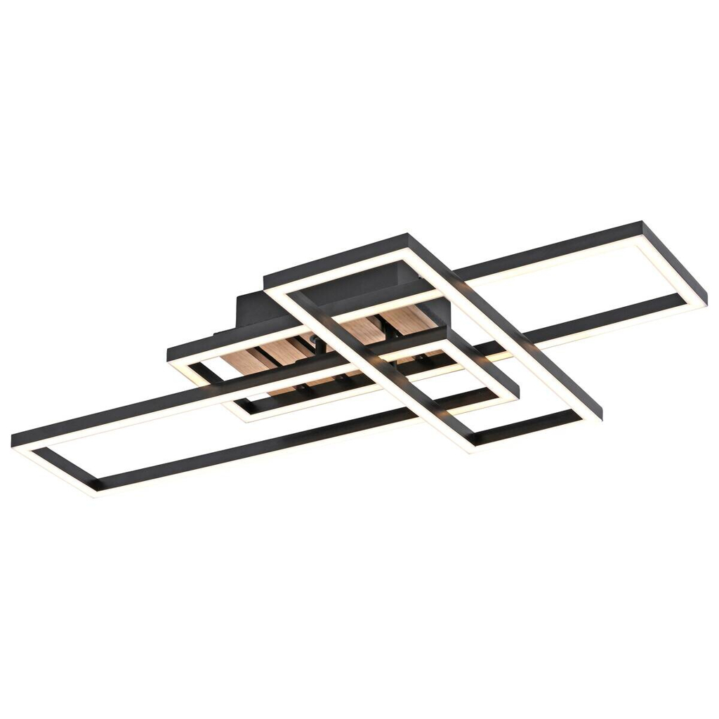 Just Light LED-Deckenleuchte Akustika B/H/L: ca. 35x11,5x65 cm