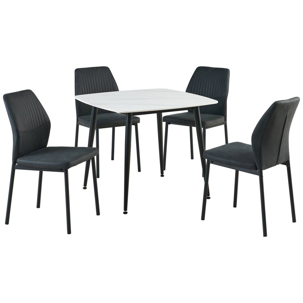 Tischgruppe Cadiz B/H/T: ca. 90x75x90 cm