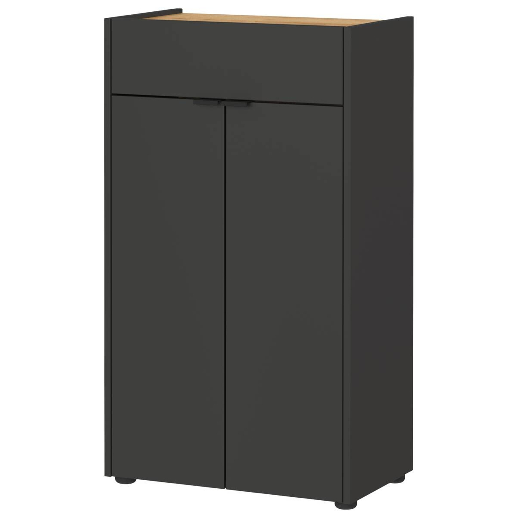 Kommode 4499-549 Graphit Optik Eiche Navarra Nachbildung
