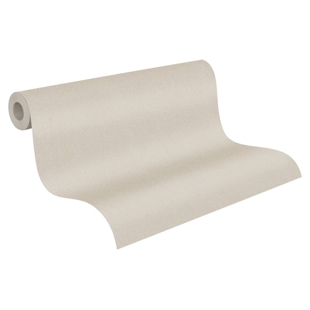 A.S.Creation Vliestapete New Elegance Uni beige B/L: ca. 53x1005 cm