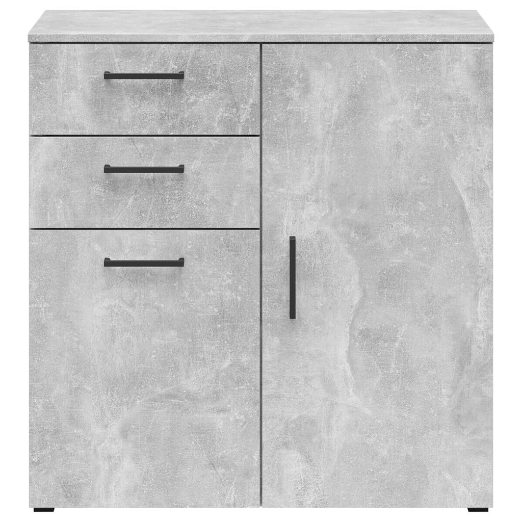 Kommode Multi-Stauraum Typ 26 Beton Optik B/H/T: ca. 80x83x40 cm