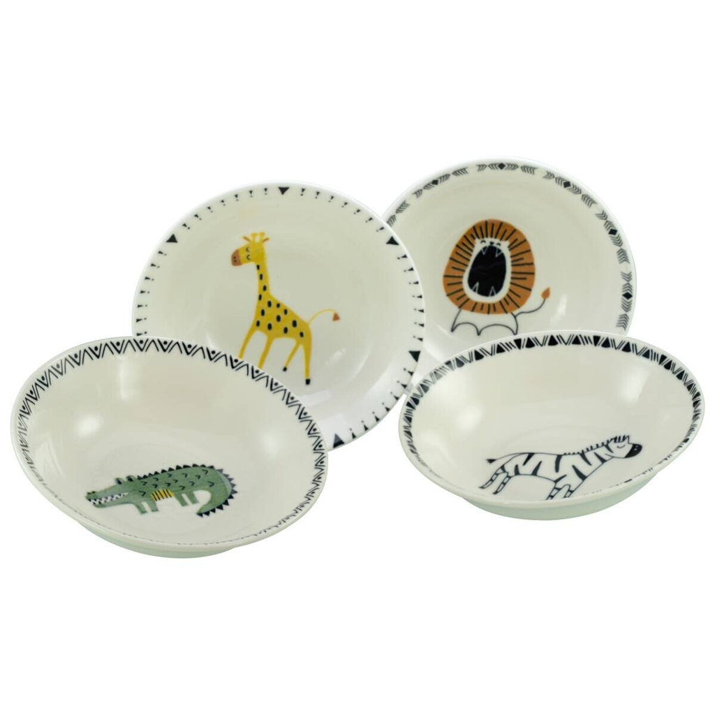 CreaTable Mehrzweckschalen Safari mehrfarbig Steinzeug D: ca. 18,6 cm