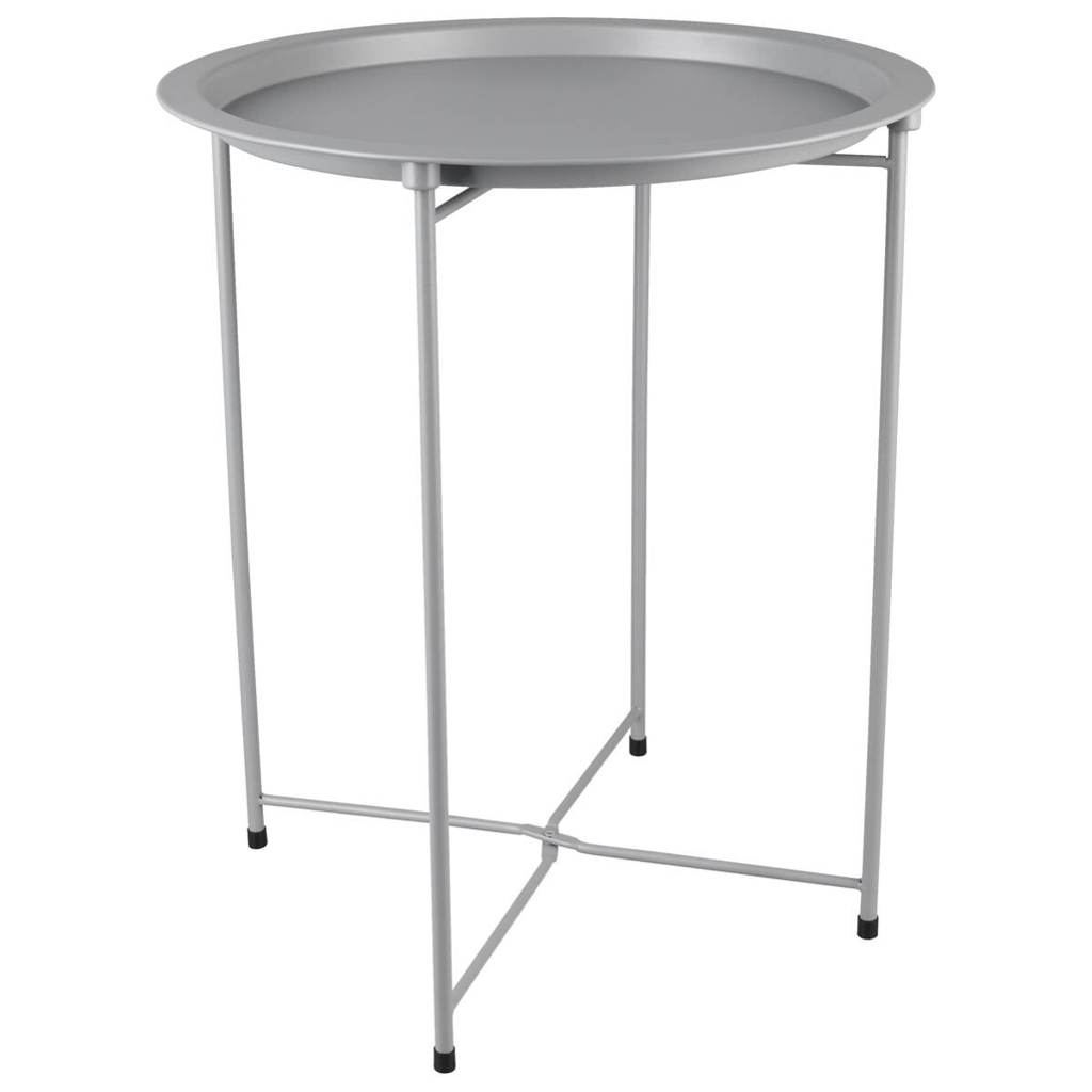Beistelltisch Caro grau H/D: ca. 51x43 cm
