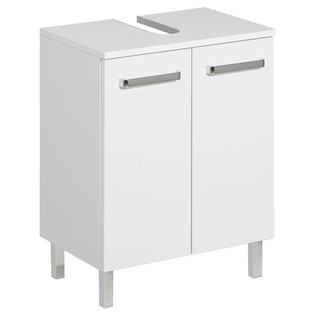 Waschbeckenunterschrank Quickset 312 weiß glanz B/H/T: ca. 50x62x33 cm