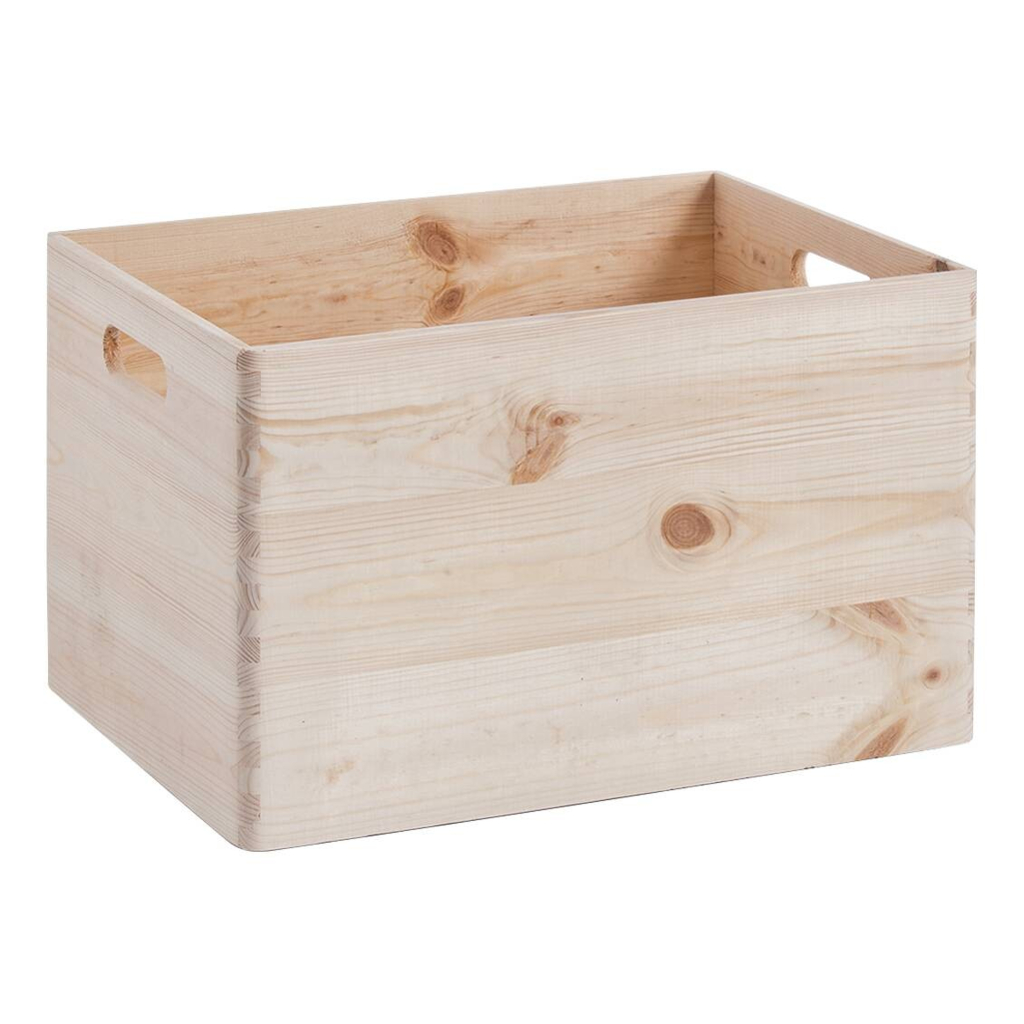 Zeller Allzweckkiste natur Kiefer B/H/L: ca. 40x24x30 cm