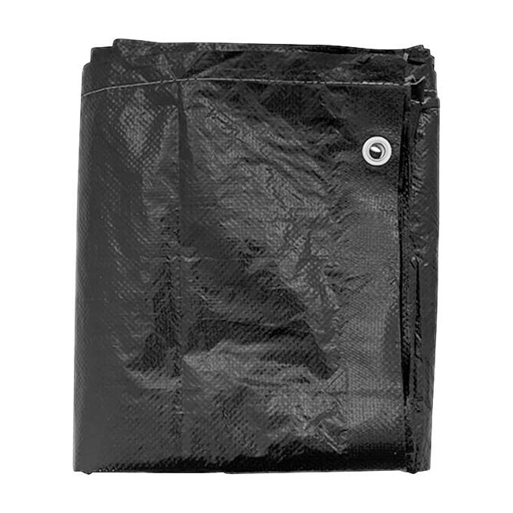 vidaXL Gartenmöbel-Abdeckung schwarz Kunststoff B/H/L: ca. 200x75x300 cm