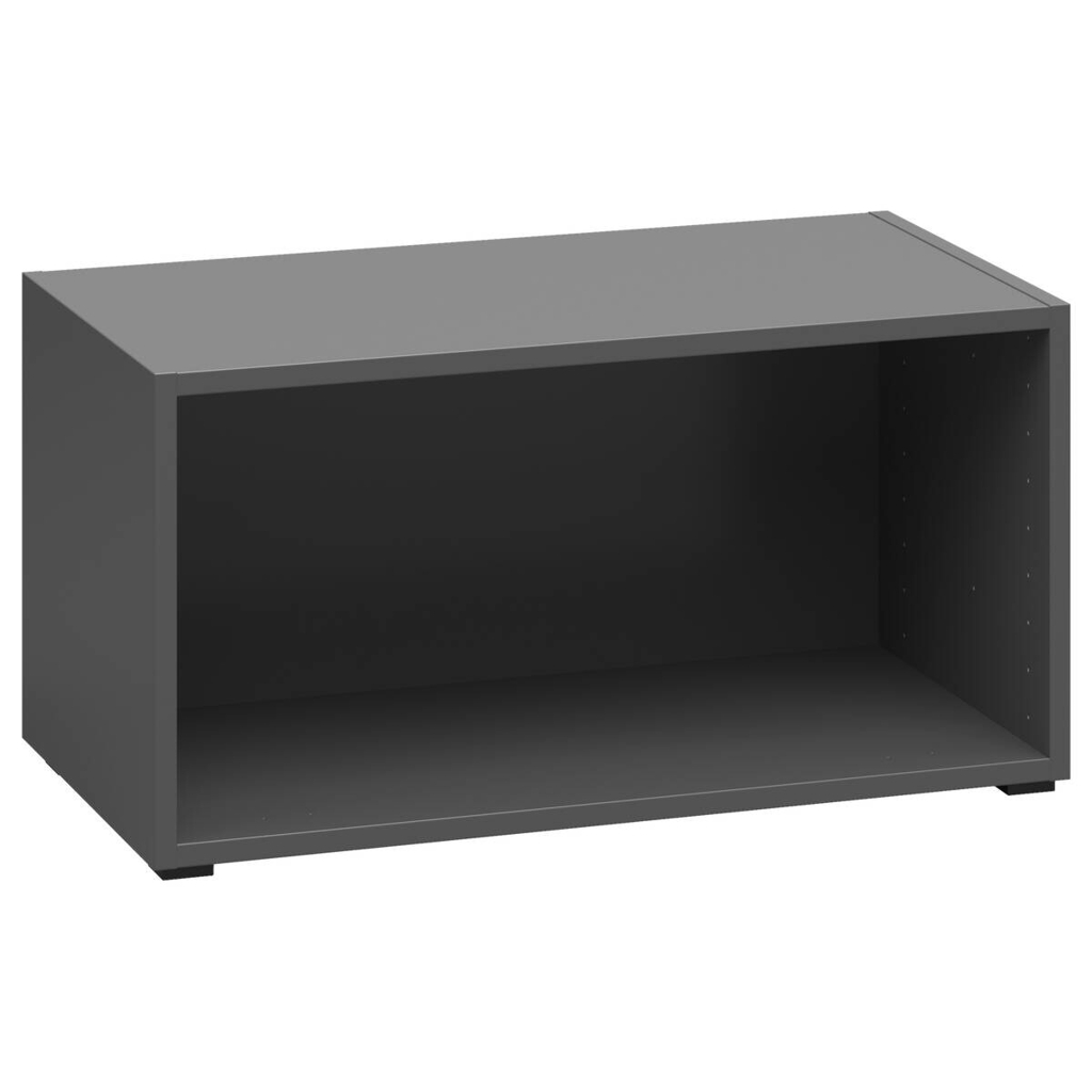 Regal System 64 anthrazit matt B/H/T: ca. 64x32x33 cm