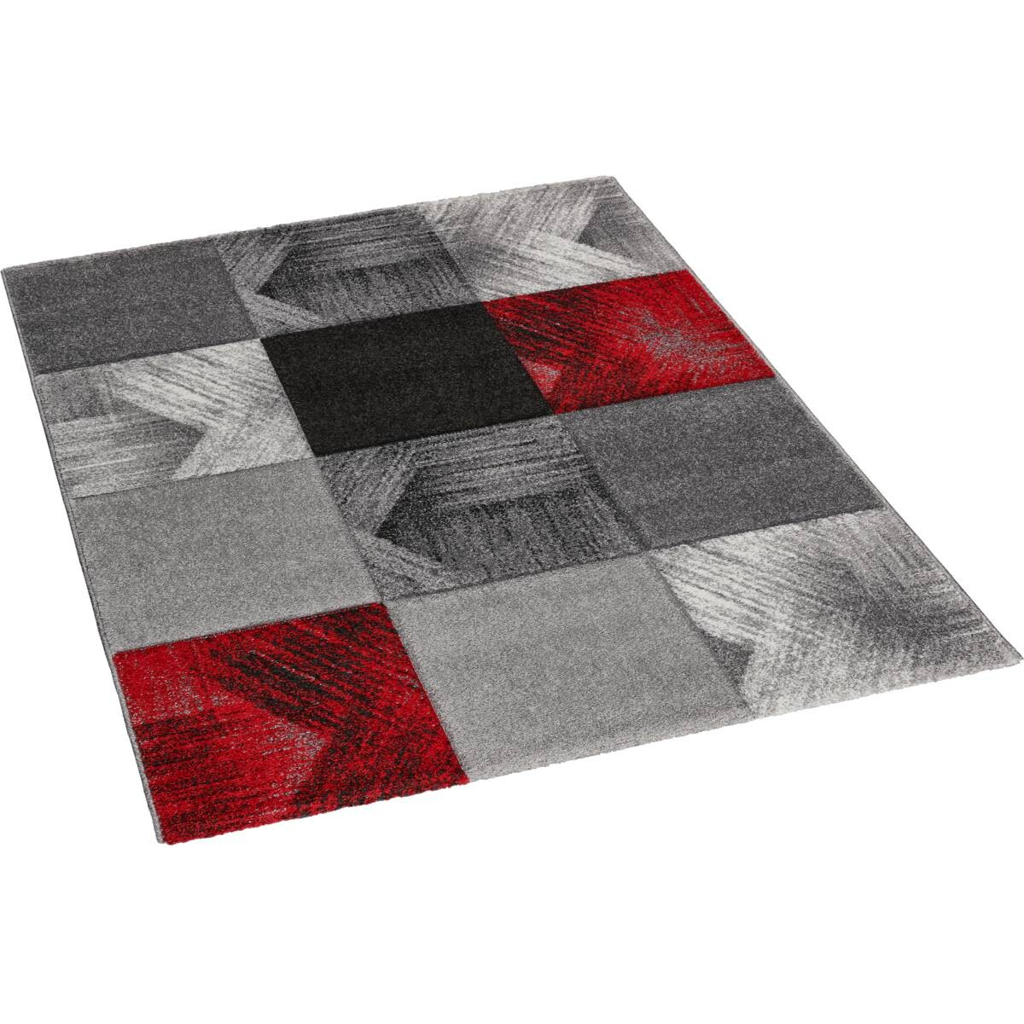 Webteppich Malta rot B/L: ca. 120x170 cm