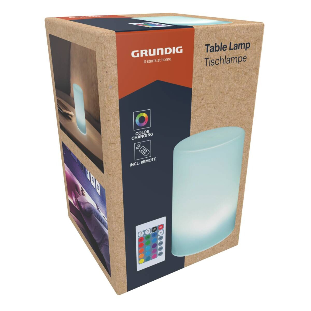 Grundig LED-Nachttischleuchte weiß B/H/T: ca. 10,2x10,2x14,6 cm