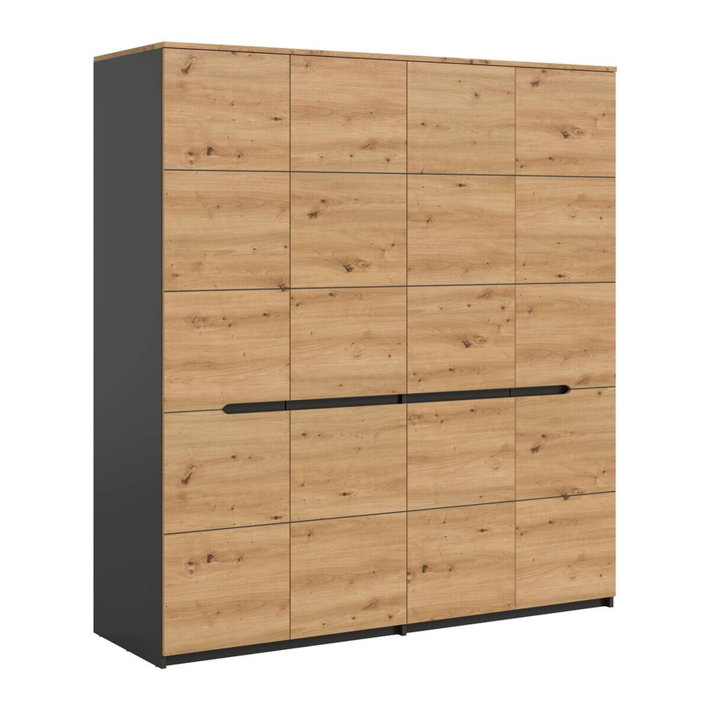 Kleiderschrank CANU basaltgrau Artisan Nachbildung