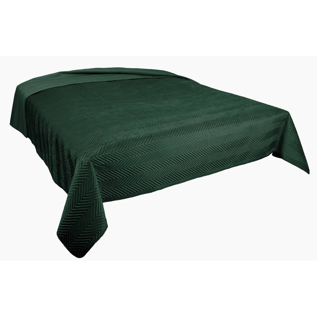 Tagesdecke grün Polyester B/L: ca. 220x240 cm