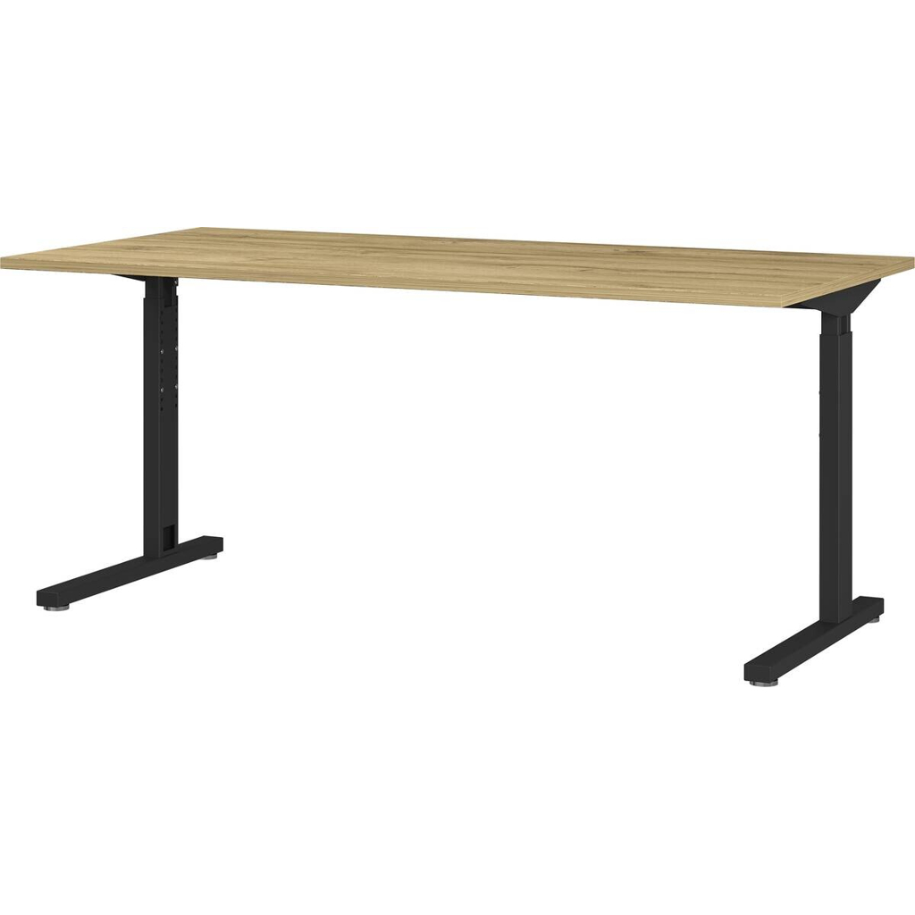 Schreibtisch 4252-582 Eiche Grand-Son Nachbildung schwarz B/H/T: ca. 160x80x80 cm