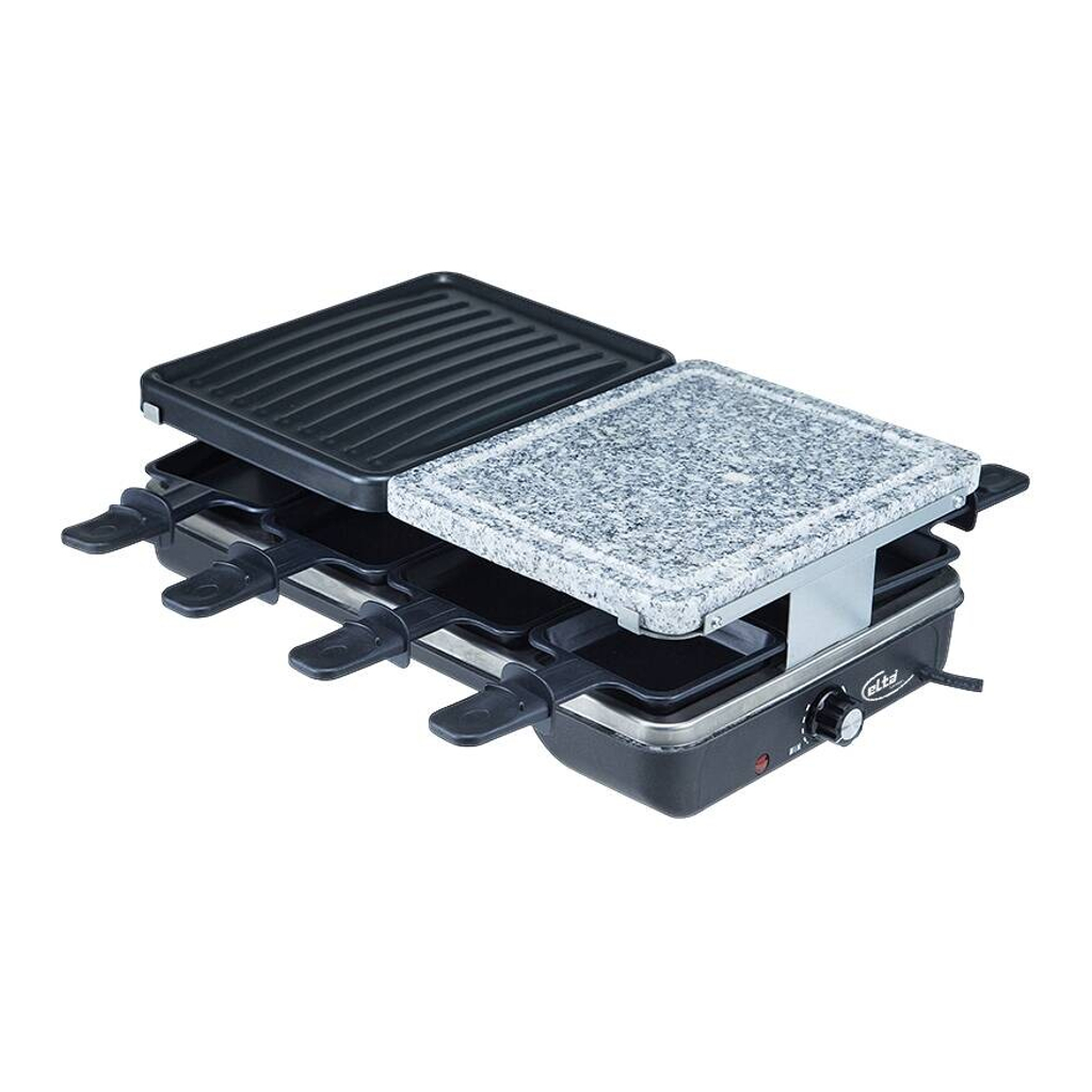 Elta Raclette-Grill RCS-1200 schwarz B/H/L: ca. 38,5x12,5x23,5 cm