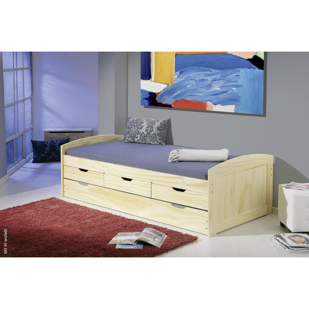 Funktionsbett Marinella natur Liegefläche B/L: ca. 90x200 cm
