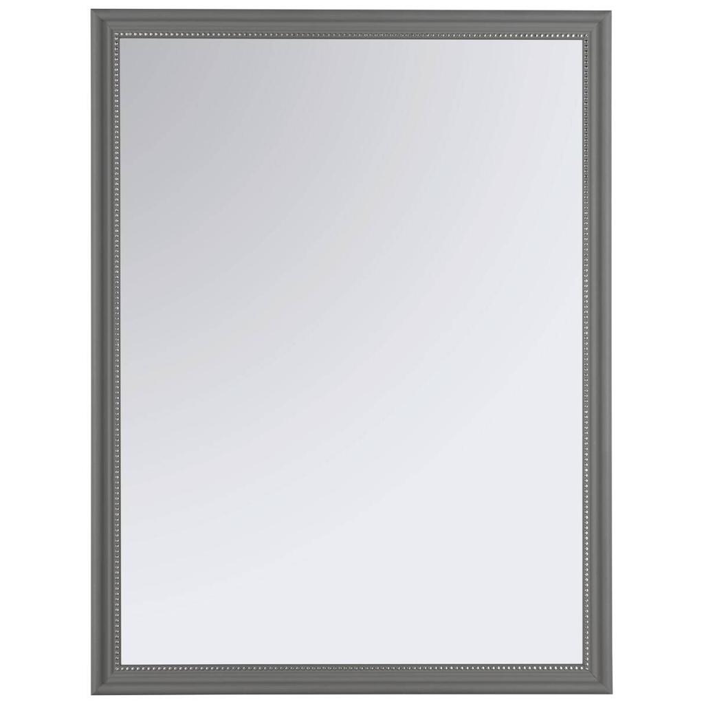 Mirrors & More Rahmenspiegel grau Perlgrau B/H: ca. 34x45 cm