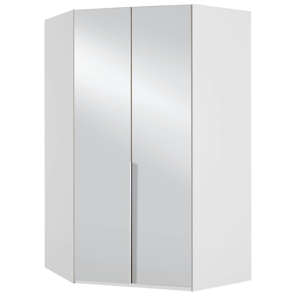 Eckschrank New York C Alpinweiß B/H/T: ca. 120x236x120 cm