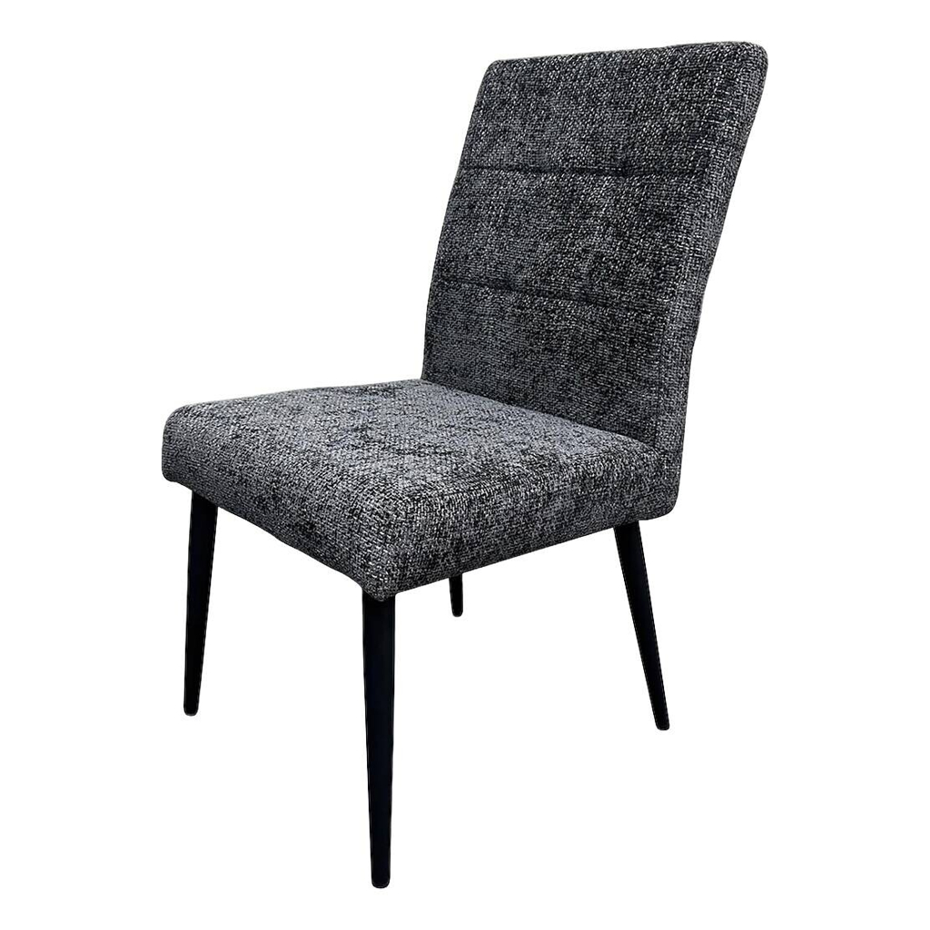 Stuhl  Webstoff B/H/T: ca. 54x104x65 cm