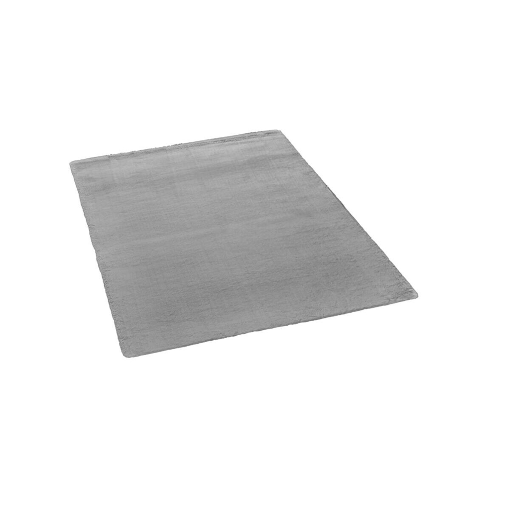 Fellimitat Bunny Deluxe grau B/L: ca. 80x150 cm