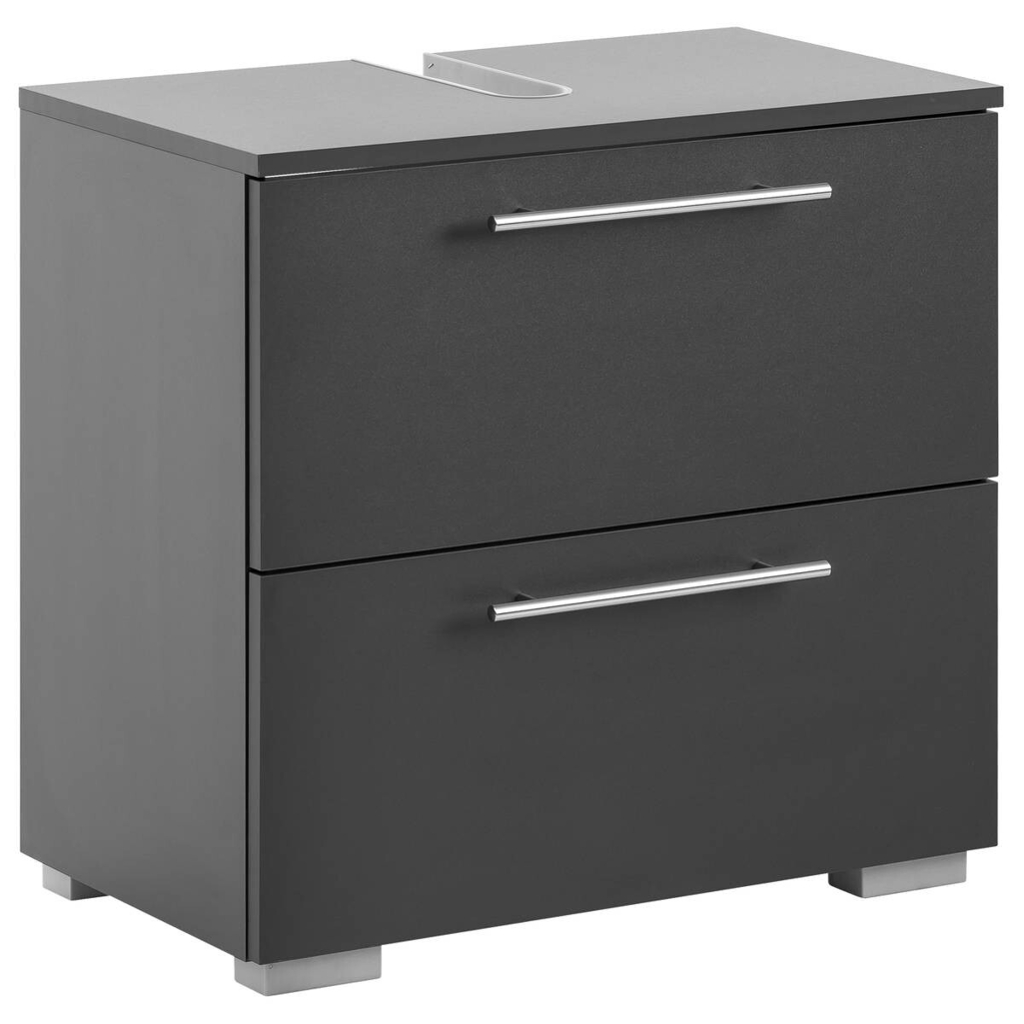 Waschbeckenunterschrank Carlos anthrazit B/H/T: ca. 60,2x59,1x35 cm