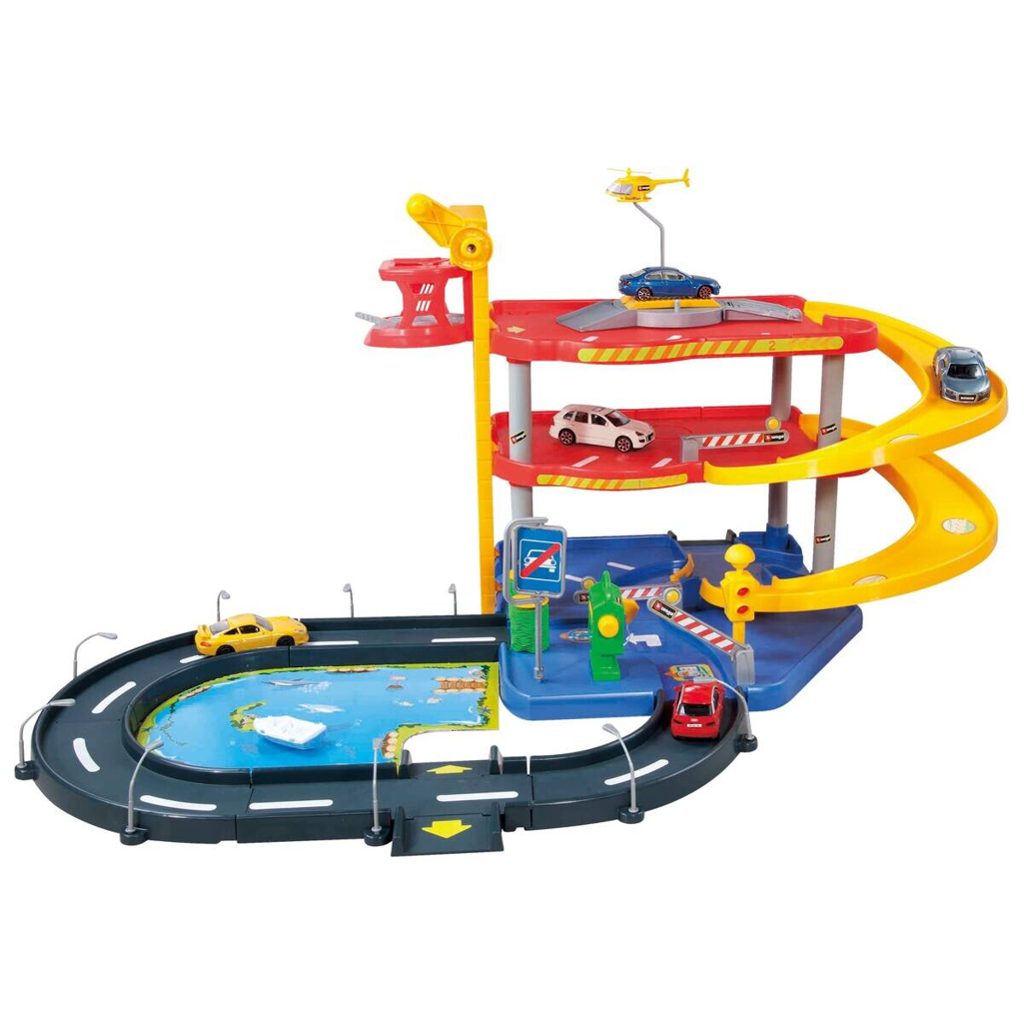 Bburago Parkhaus Garage Spielset Street Fire Parking Playset B/H/L: ca. 69x69x85 cm