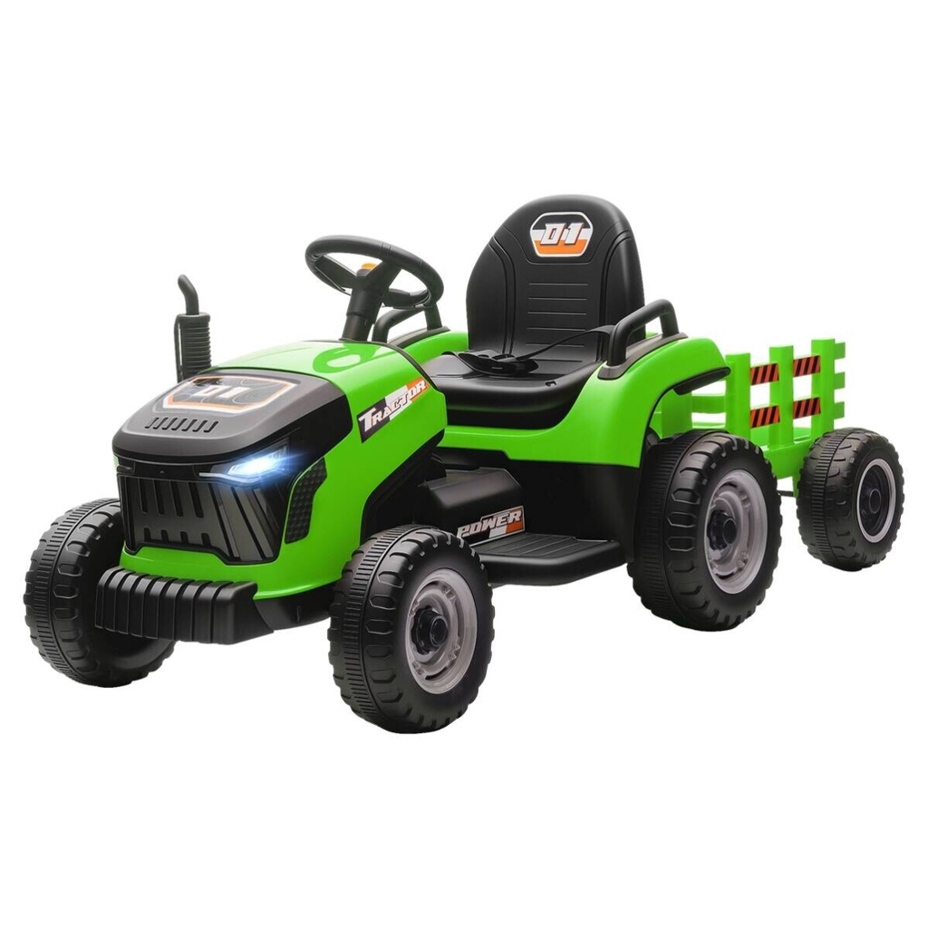 AIYAPLAY Elektrischer Traktor grün B/H/L: ca. 58x55x139 cm