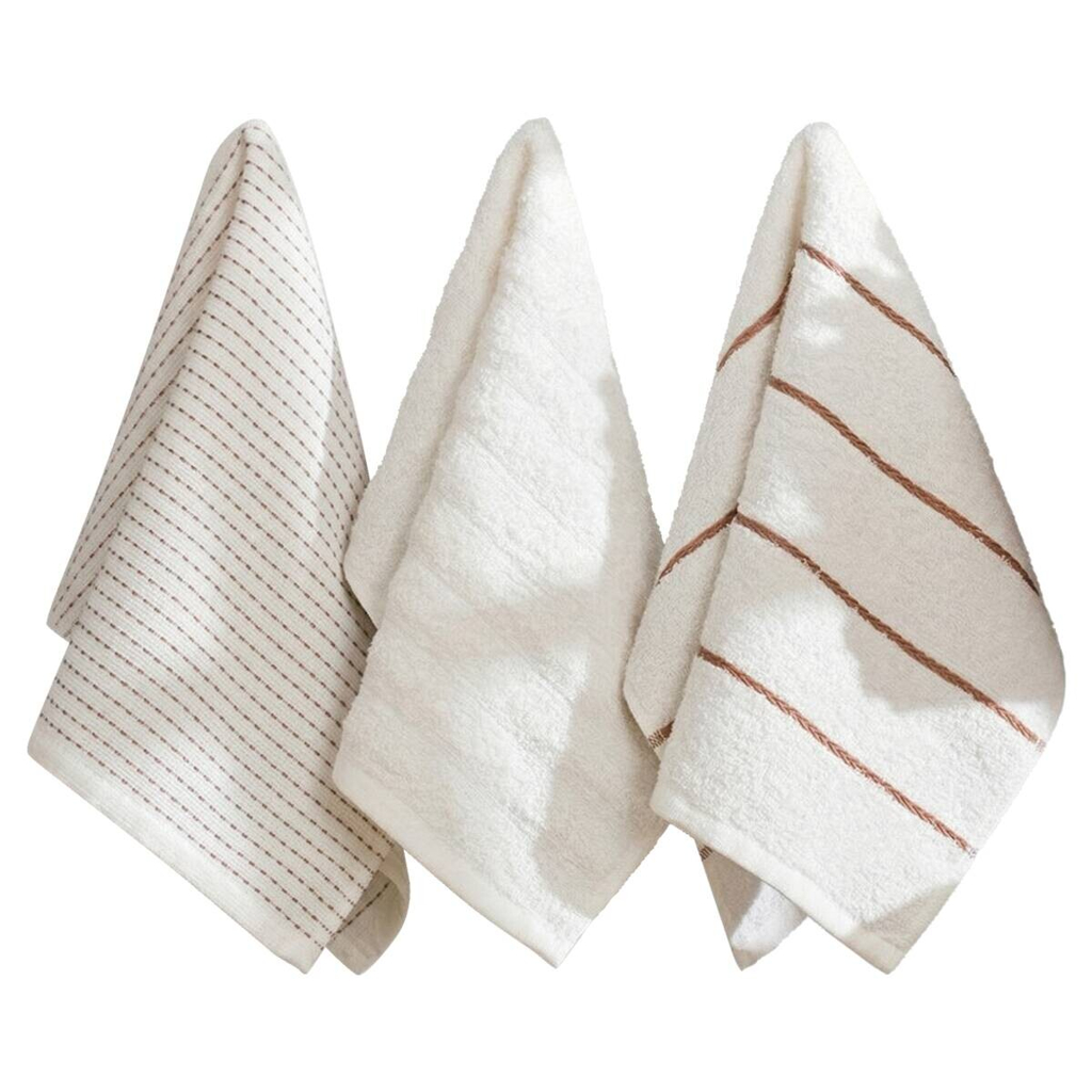 Mijolnir Frottier-Set creme Baumwolle B/L: ca. 30x50 cm