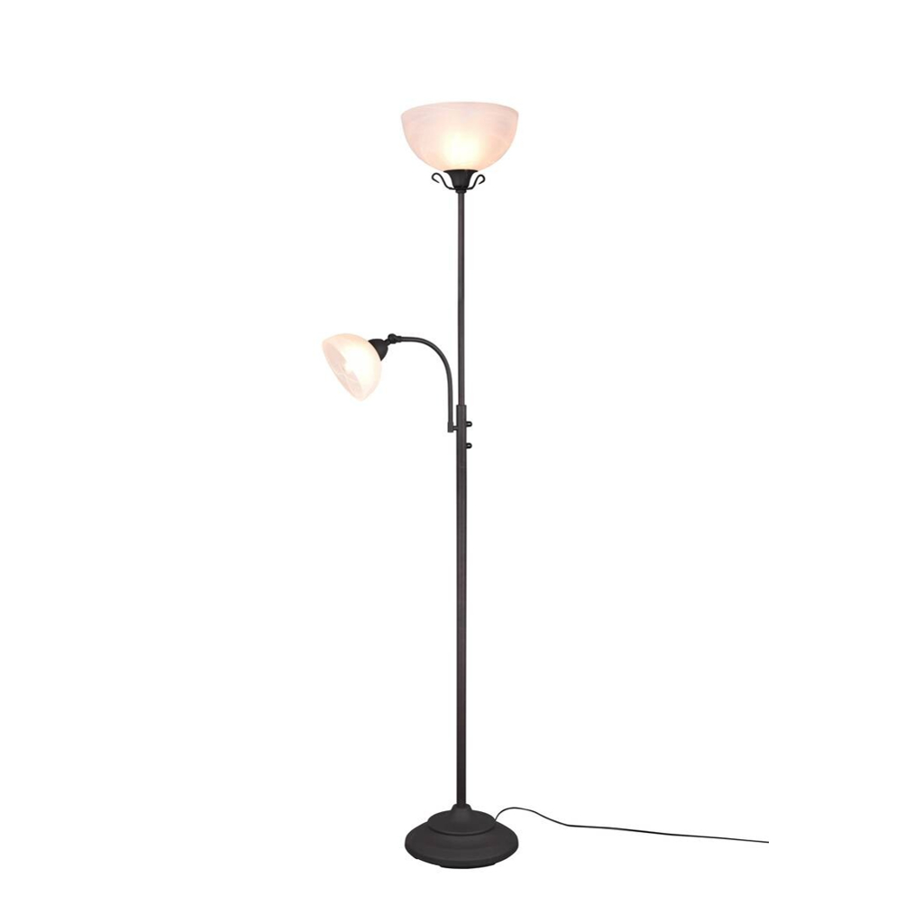 Reality Stehlampe R46322024 Country rostfarbig Metall B/H/T: ca. 30x184x48 cm E27 1 Brennstellen
