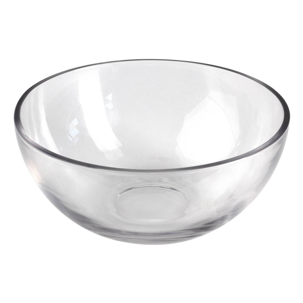 Schale klar Glas H/D: ca. 6,5x14 cm