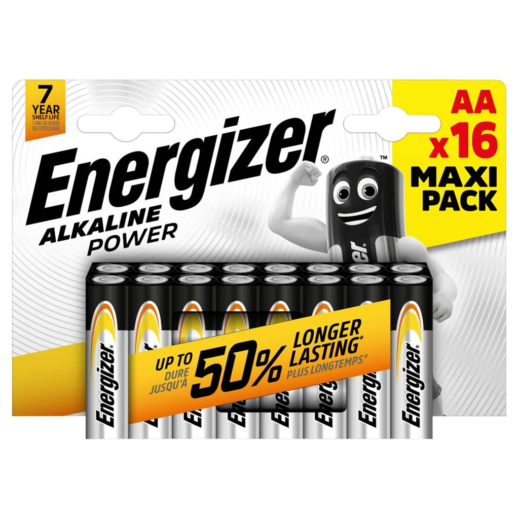 Energizer Batterie Power AA/Mignon (LR6) 16er Pack