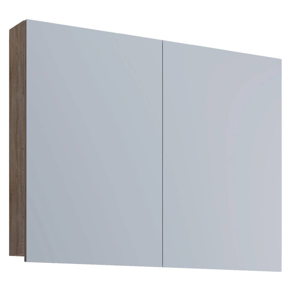 Spiegelschrank Badinos Eiche Sonoma Nachbildung B/H/T: ca. 80x62x12 cm
