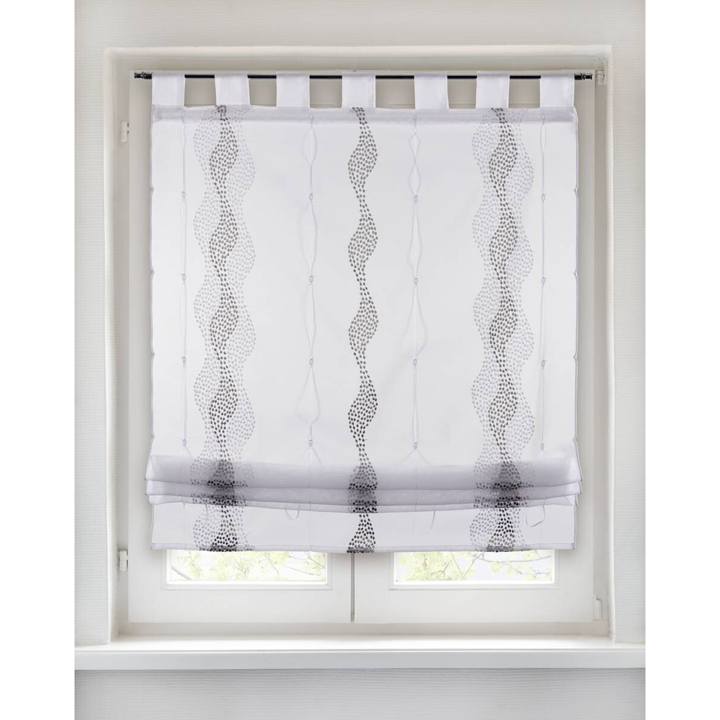 POCOline Bändchenrollo Romina grau B/L: ca. 60x140 cm