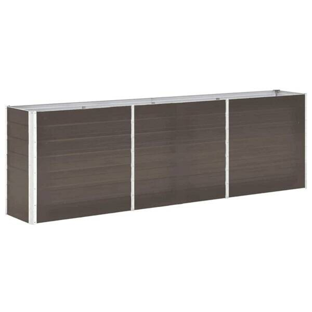 Hochbeet braun Stahl B/H/L: ca. 40x77x240 cm