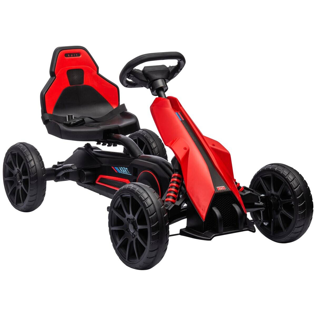 HOMCOM Go Kart rot B/H/L: ca. 58x58,5x100 cm