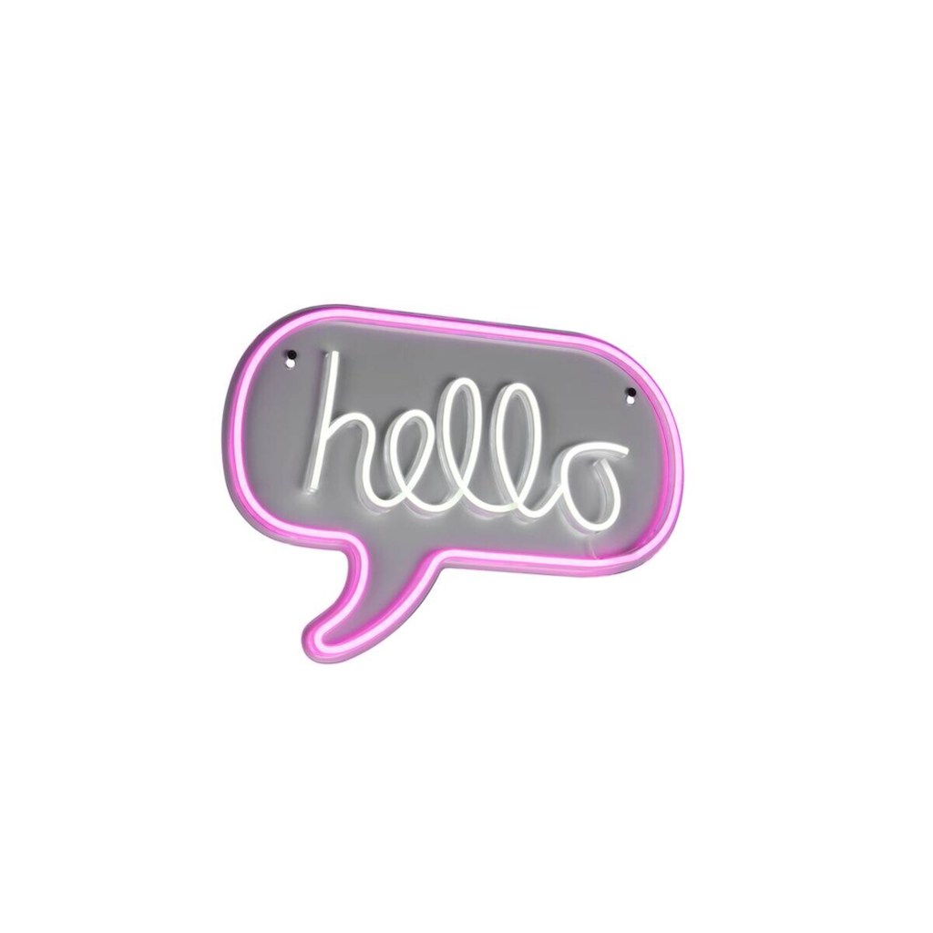 Reality LED-Wandleuchte Hello B/L: ca. 43x31 cm
