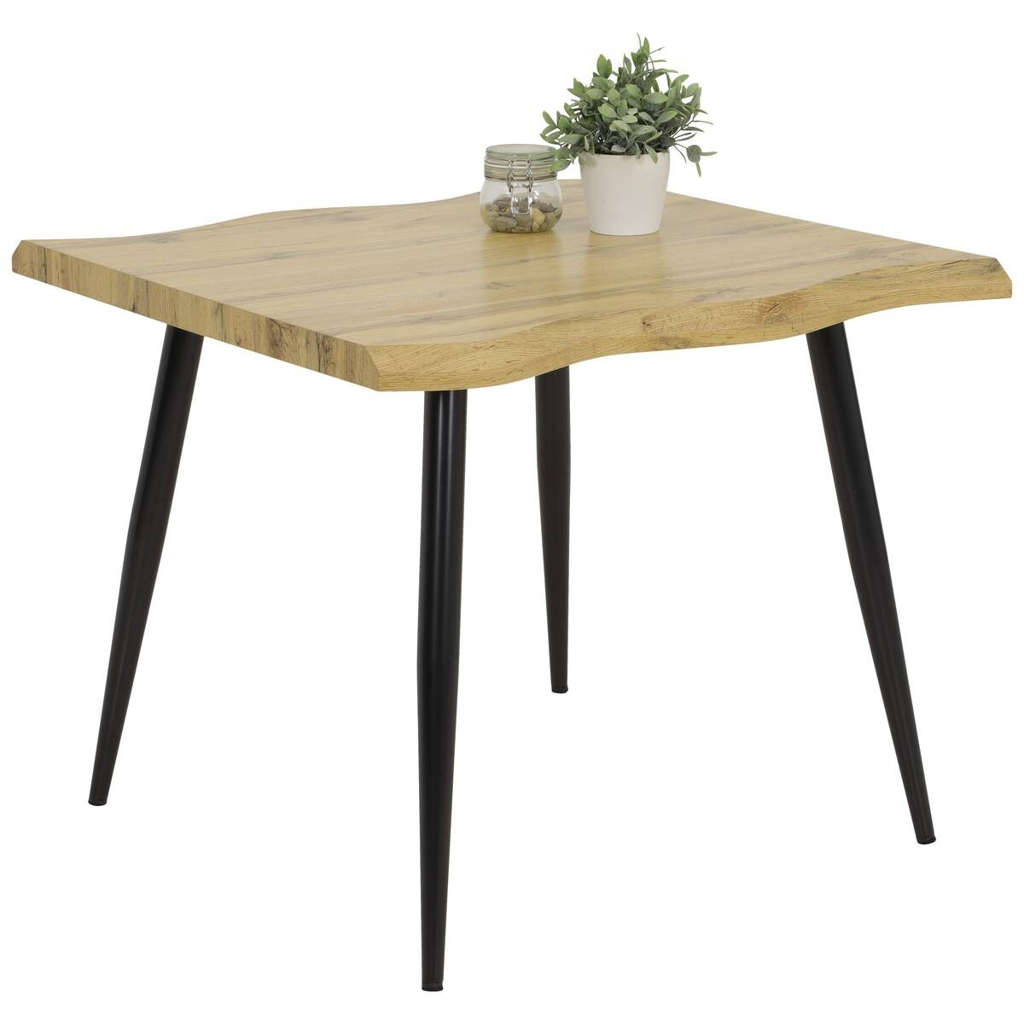 Esstisch Gabi Eiche Wildeiche Nachbildung B/H/T: ca. 90x76x90 cm