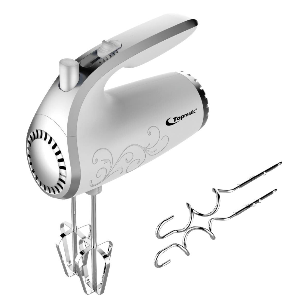 Topmatic Handmixer HM-300.2 silber Kunststoff