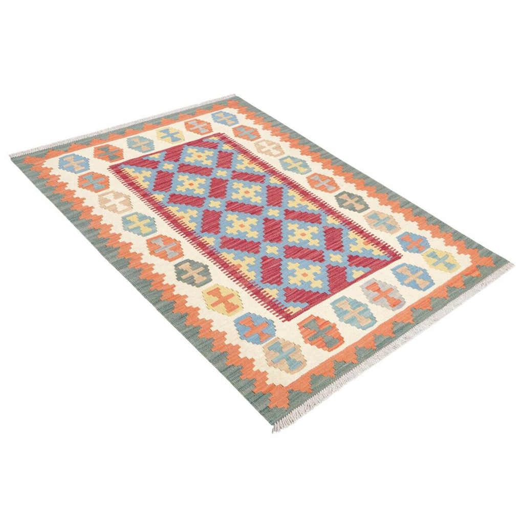 PersaTepp Teppich Kelim Gashgai blau B/H/L: ca. 101x1x151 cm