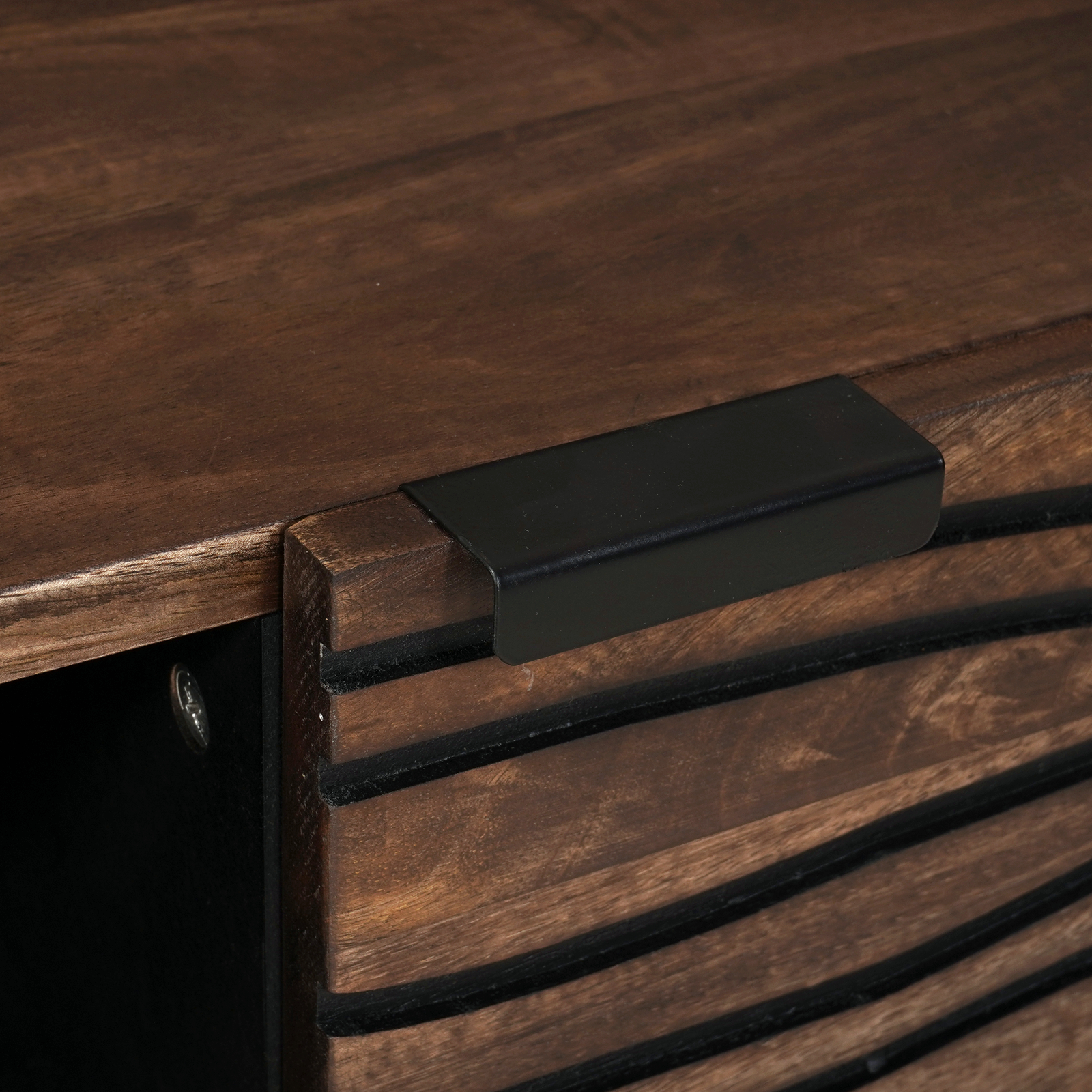 Masă de cafea 80x50x40 cm Lemn masiv Mango & Lemn stratificat [8]