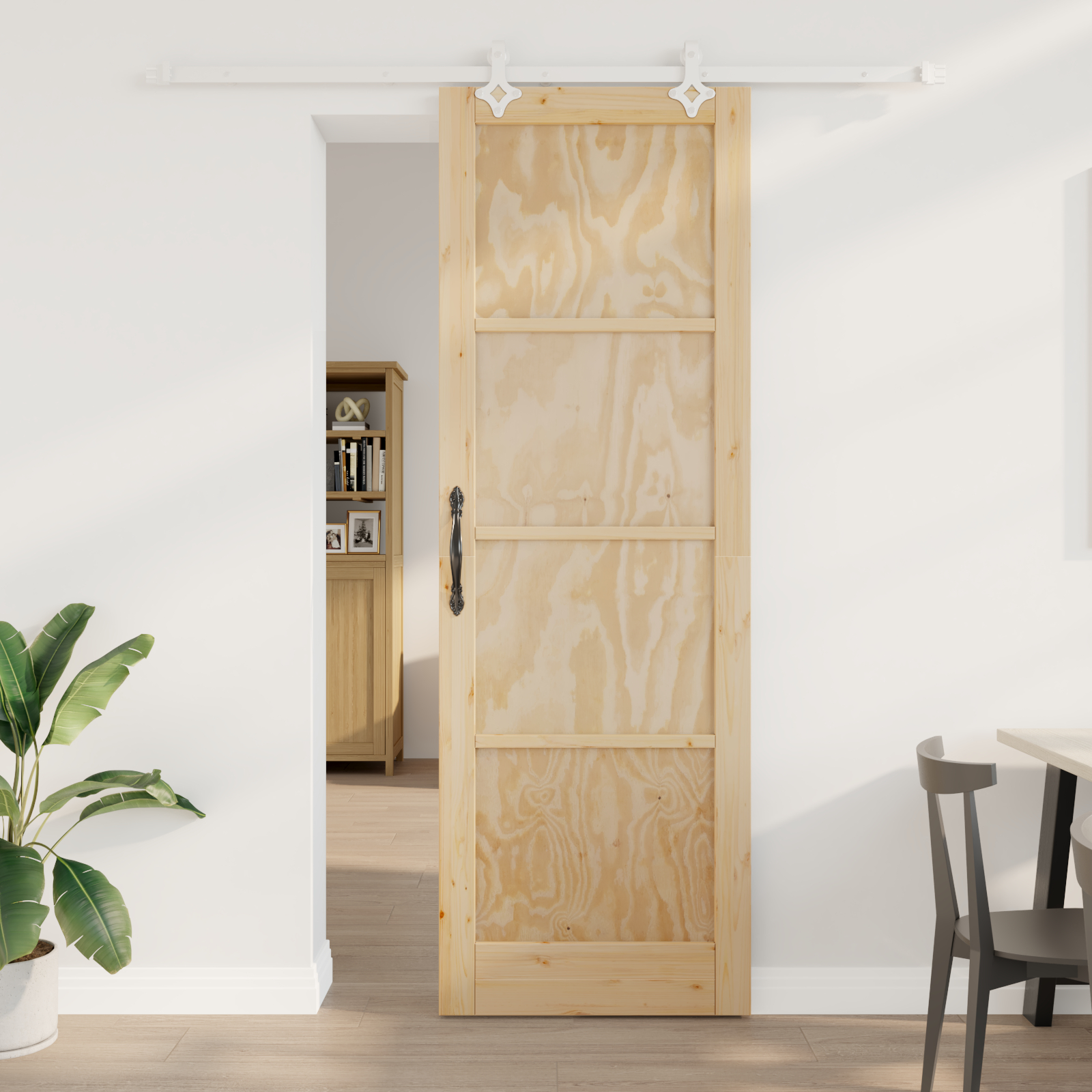 klizna vrata s hardverom 78x232 cm Čvrsta borovina, vidaXL unutarnja vrata 'ORKDAL'78x232x4 cm Čvrsta borovina