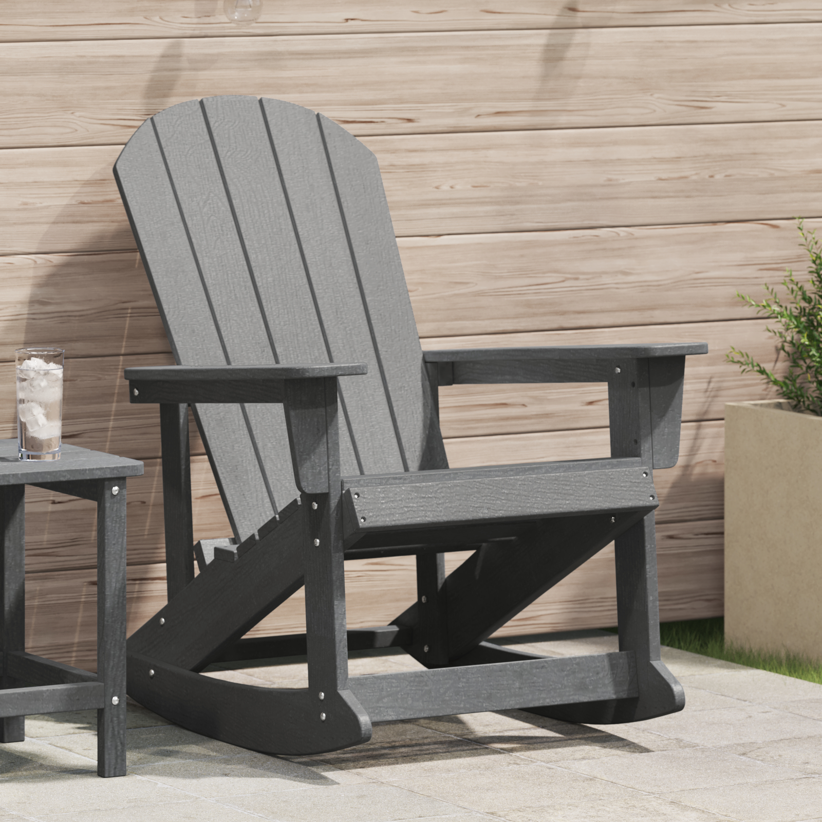 Adirondack kiiktool Helehall 73.5x92x90 cm HDPE