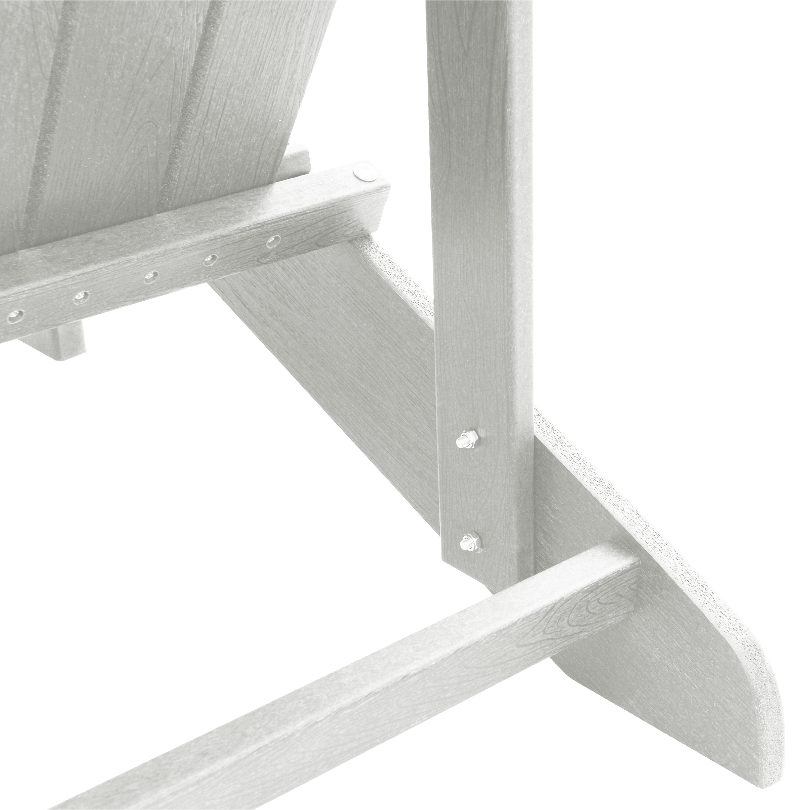 Adirondack-tuoli Valkoinen 74x82x91 cm HDPE - Image 9