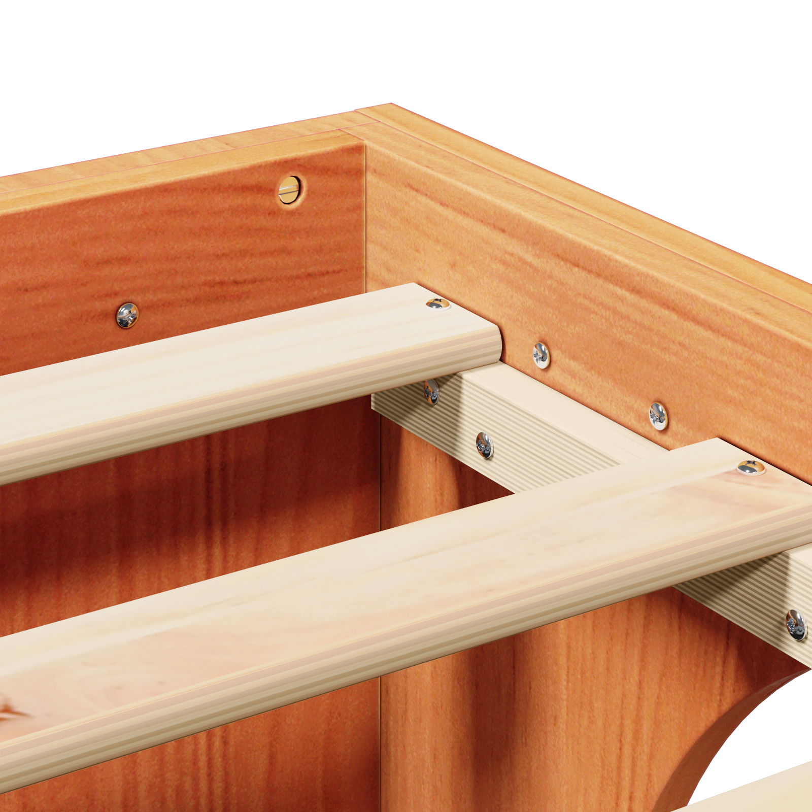 Cadru de pat Maro ceruit Lemn masiv 75 x 190 cm [9]