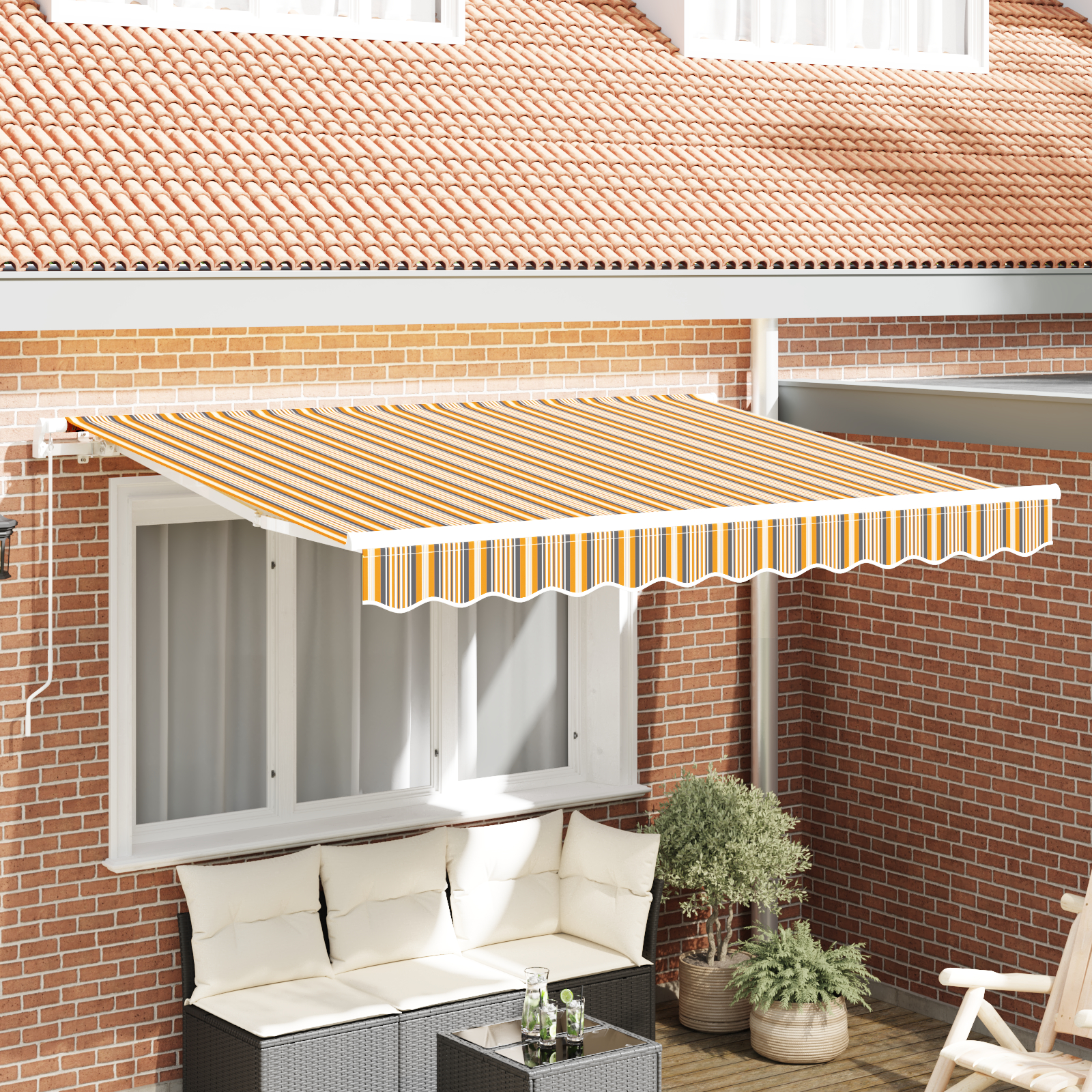 Tenda zamjenski materijal za okvir 3x2 m Multicolour Stripe